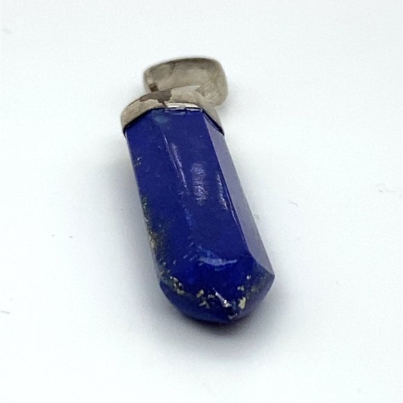 Lapis Lazuli 19.95ct Solid 925 Sterling Silver Pendant - Picture 5 of 7